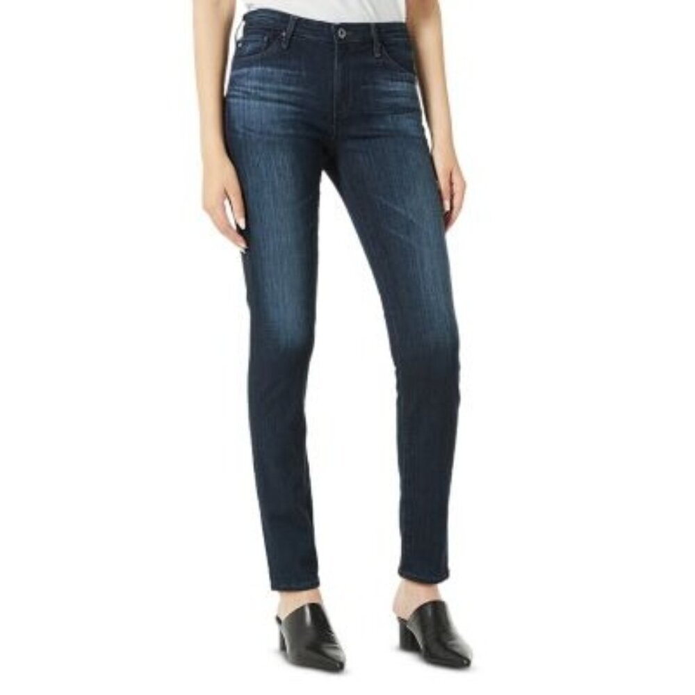AG Farrah Skinny Jeans Size 29 High Rise Brooks Dark Wash Stretch Denim